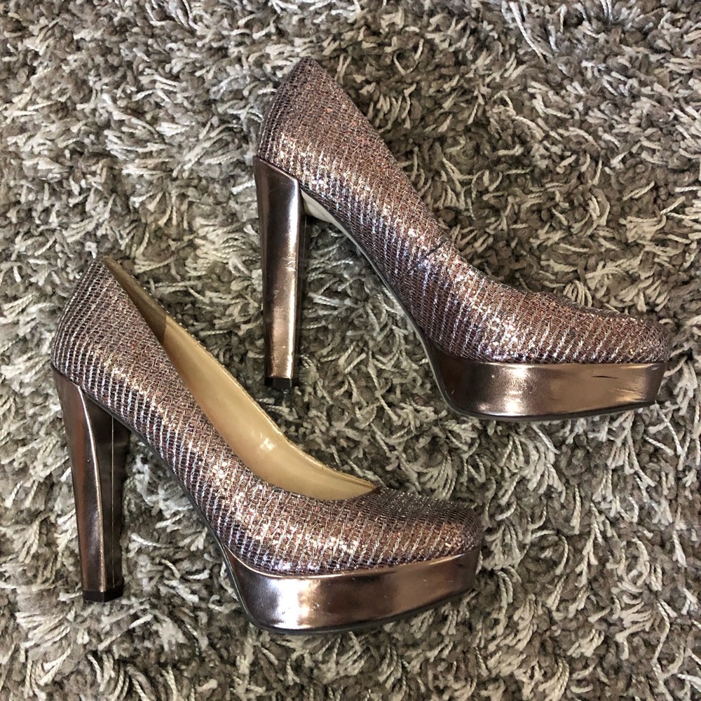 Enzo Angliolini Sparkly Glitter High Heel Shoes - image 5